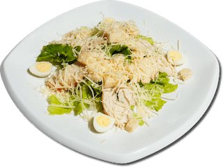Салат Цезарь с курицей