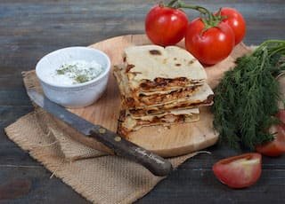 Кесадилья мясная