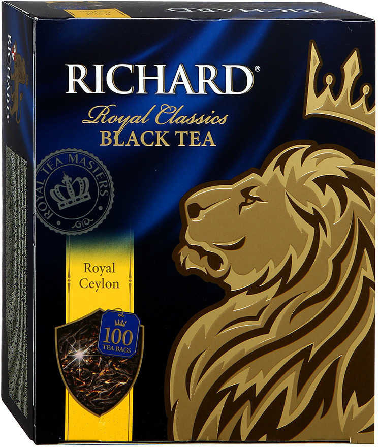 Richard, заварка черный чай, 100 г